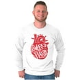 thumbnail image 1 of Powered By Plants Healthy Vegetarian Long Sleeve TShirt Men Women Brisco Brands L, 1 of 5