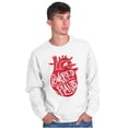thumbnail image 1 of Powered By Plants Healthy Vegetarian Sweatshirt for Men or Women Brisco Brands X, 1 of 5