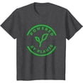 thumbnail image 1 of Powered By Plants T-Shirt Vegan Workout Shirt, 1 of 2