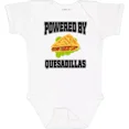 thumbnail image 1 of Powered By Quesadillas Baby Bodysuit Quesadilla Tortilla Cheese Snack Bodysuit Cute Baby Onesie, BABY BODYSUIT LAT 4424, 1 of 3