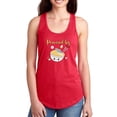 thumbnail image 1 of Powered By Ramen Bowl Art Racerback Tank Women -Smartprints Designs, Female Large, 1 of 4