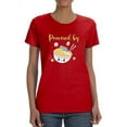 thumbnail image 1 of Powered By Ramen Bowl Art Shaped T-Shirt Women -Smartprints Designs, Female 3X-Large, 1 of 4