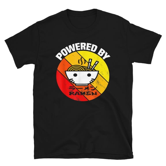 Powered By Ramen Cute Anime Kawaii Otaku Japan Ramen Otaku Manga Lovers Gift Tee