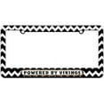 thumbnail image 1 of Powered By Vikings License Plate Tag Frame, Multiple Colors, 1 of 1