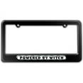 thumbnail image 1 of Powered By Witch License Plate Frame, 1 of 1