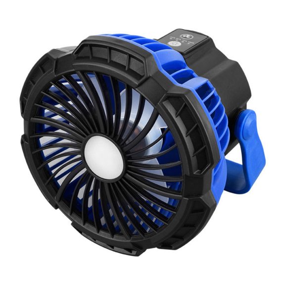 Powered Camping Fan LED Light Regulable Speeds Fan Light for Backpackers Fishing