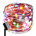 thumbnail image 1 of Powered Copper Wire Led String Lights, 33FT 100 LEDs Waterproof 8 Modes Decorative Fairy Lights for Outdoor Christmas Garden Patio Yard (Multicolor), 1 of 8