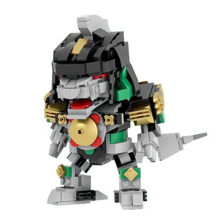 Powered Dinosaur Team Robot Building Blocks Set for Morphin Deformation Mecha Rangers Bricks Megazord Children Toys Kid Gift