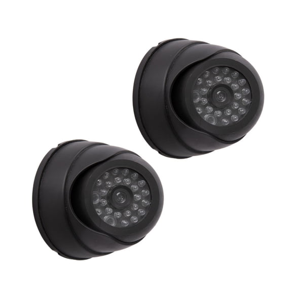 Powered Fake Surveillances Camera Realistic Appearance LED Flashing Light For Theft Prevention Outdoor Security