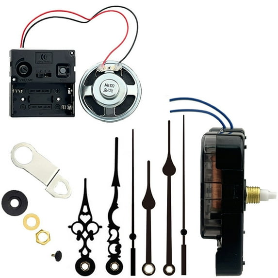 Powered Metal Clock Mechanism Set Clock Movement for Wall Clock Repair Part Easy Installation PJ005+0045