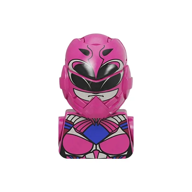 Powered Movie Rangers Mini Building Blocks Red Yellow Green Soliders ...