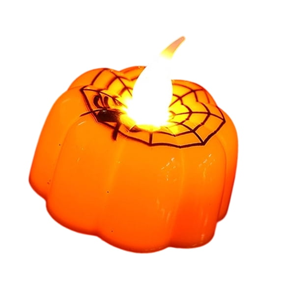 Powered Portable Halloween Pumpkin Light Flameless LED Illuminations Plastic Texture for Party Home Decorating