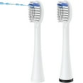 Replacement toothbrush heads for waterpik sonic fusion flossing