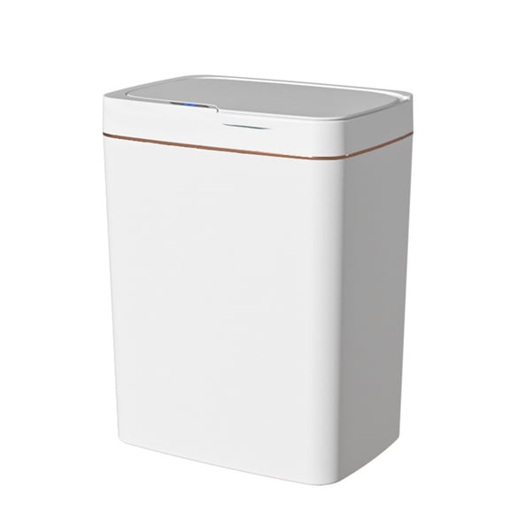 Powered Waste Basket with Sensors Lid Easily Disposal Automatic Garbage Can for Cleanliness Enthusiasts