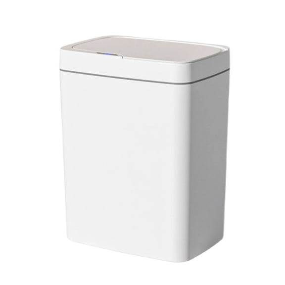 Powered Waste Basket with Sensors Lid Easily Disposal Automatic Garbage Can for Cleanliness Enthusiasts