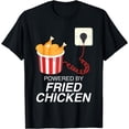 thumbnail image 1 of Powered by Fried Chicken Shirt T-Shirt Tee, 1 of 4