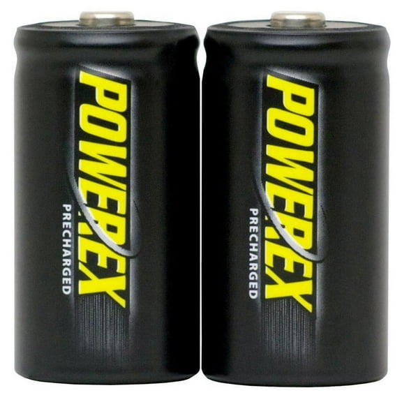 Maha Powerex Precharged 1.2V 5000mAh Low Self-Discharge Rechargeable C Ni-MH Battery, 2-Pack