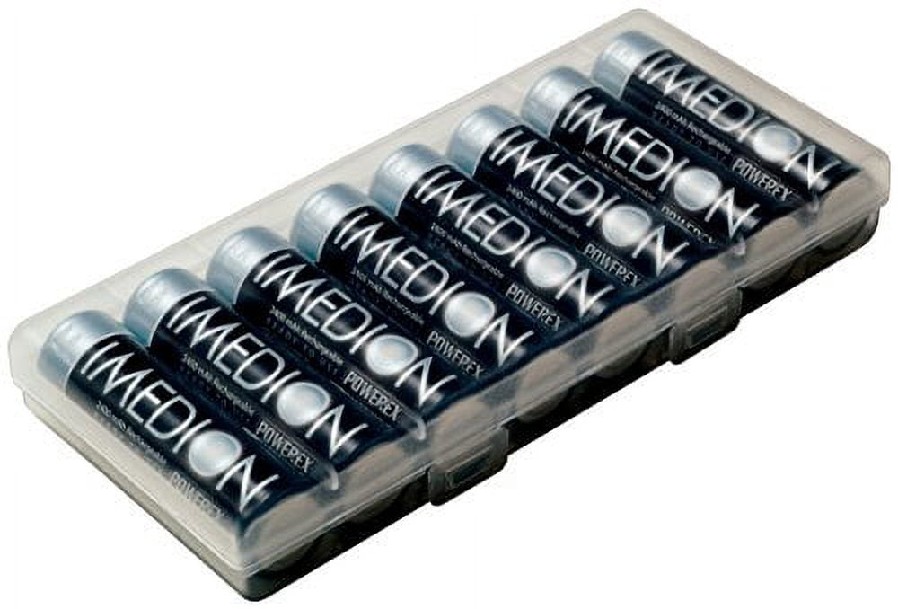 Powerex MH-8AAI-BH Imedion AA 2400mAh 8-Pack Rechargeable Batteries