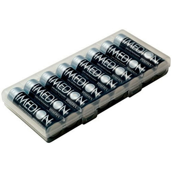 Powerex MH-8AAI-BH Imedion AA 2400mAh 8-Pack Rechargeable Batteries