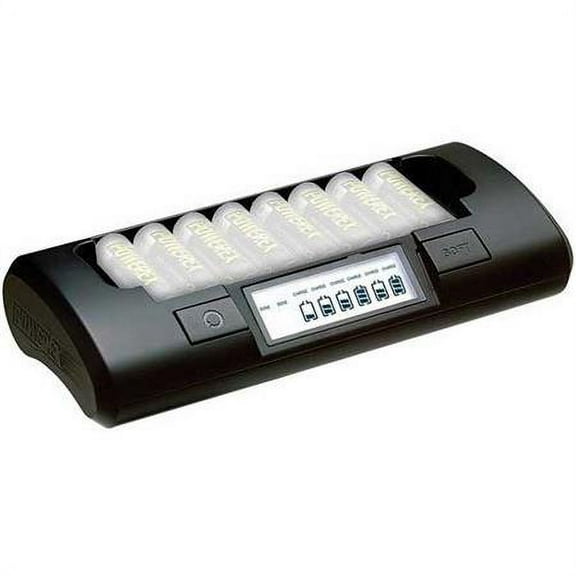 Powerex MH-C801D 8-Cell 1-Hour Charger for AA/AAA and NiMH/NiCD Batteries