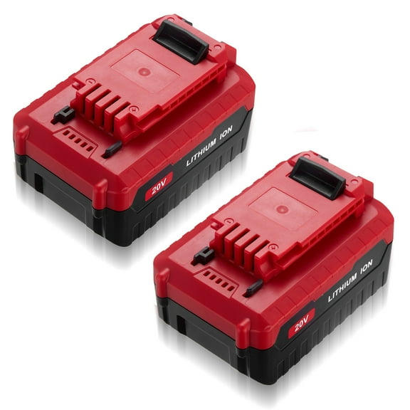 Powerextra 20-Volt Max 5000MAH Replacement Battery, 2-Pack, For PORTER CABLE PCC685L, PCC680L