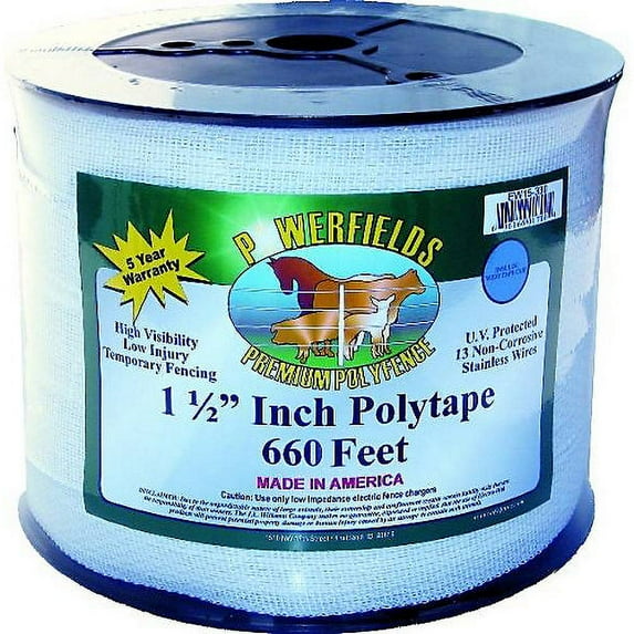 Powerfields 1.5 Inch Poly Tape 330 Feet