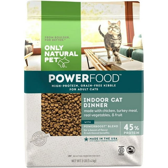 Powerfood Poultry Indoor Cat Dinner Dry Food HighProtein Grain Free