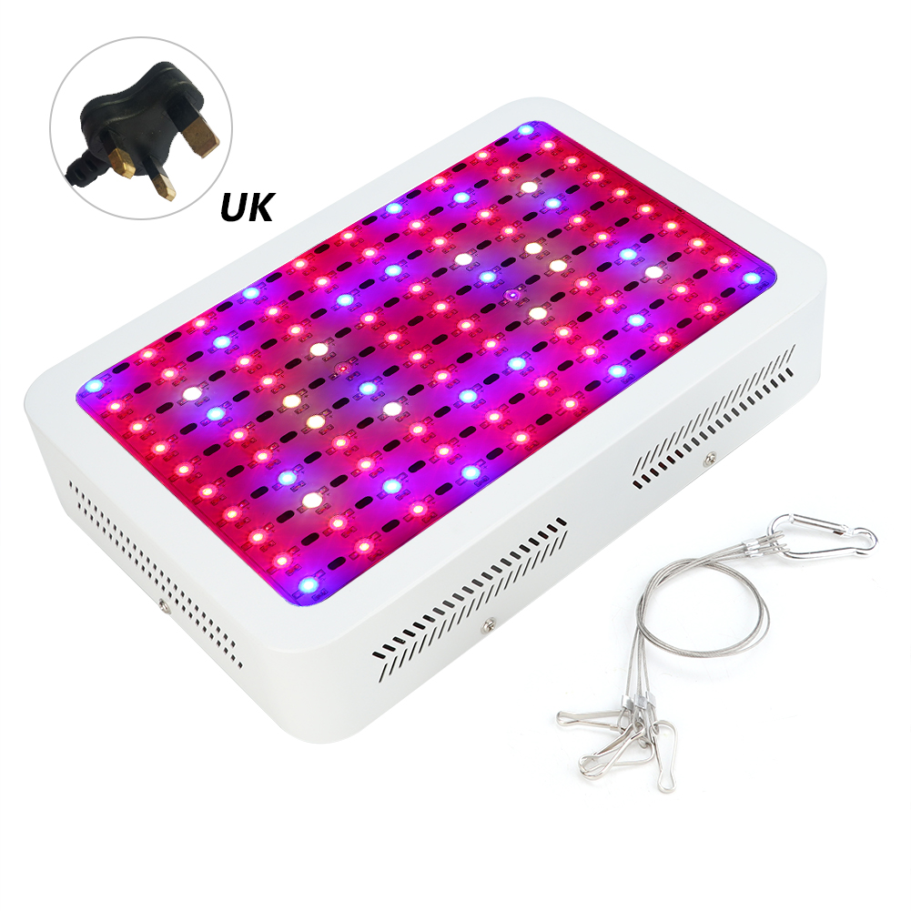 1000W Single Control LED Plant Growing Light for Greenhouse Horticulture Planting 85-265VUK Plug Depato