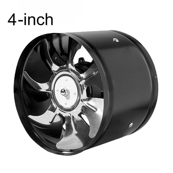 Powerful 110V Exhaust Fan - 4/6 Inch Metal Ventilation for Kitchen & Bathroom