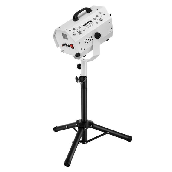 Powerful 1200W Snow Blower Machine with Height Adjustable Stand, High-Volume Flake Output for Winter Wonderland Party & Event Decor (Indoor/Outdoor Use)