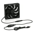 thumbnail image 1 of Powerful 12cm 5V 0.2A Cooling Fan 2000RPM with USB Speed Control Exhaust Fan, 1 of 9