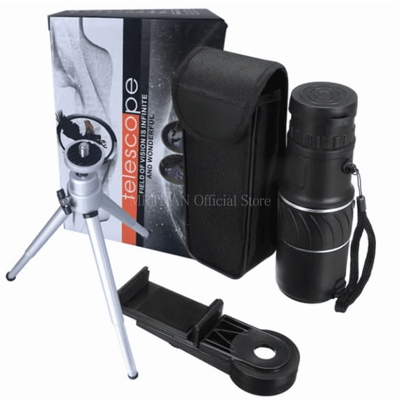 Powerful 16X52 Monocular Telescope HD Long Range Binoculars Tourism Low-light Night Vision For Camping Hunting