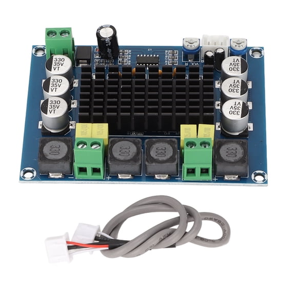 Powerful 2,Channel Amplifier Board, DC12,24V, 100dB SNR, High Definition Audio For Speakers