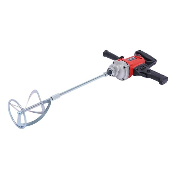 Powerful 2400W Drill Mixer with Adjustable Speed, 1200rpm Unloading Speed, Convenient Handles, Long 6.56ft Power Cord, and 2 Mixing Rods for Efficient Mixing