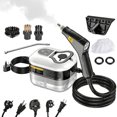 thumbnail image 1 of Powerful 2500W Handheld Steam Cleaner,High Temperature Pressurized Portable Steamer with 6 Adjustable Levels,Multi-Surface Steam Cleaning Machine for Kitchen,Bathroom,Tile,Furniture,Car & Windows, 1 of 8
