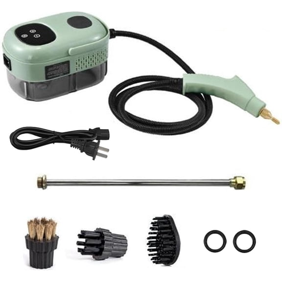 Powerful 2500W Steam Cleaner, Handheld Steam Cleaner with Smart, Portable Car Steam Cleaner High Temperature Steamer Cleaner for Home, Cars, Kitchen Hood Use (US