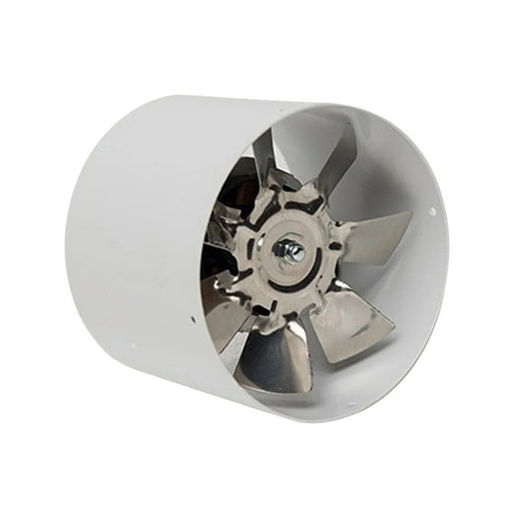 Powerful 4inch Quiet Ducting Fan Inline Duct Fan Exhaust Blower Air Cooling Bathroom Kitchen Ventilation Metal Fan ,Durability and Easy Installation