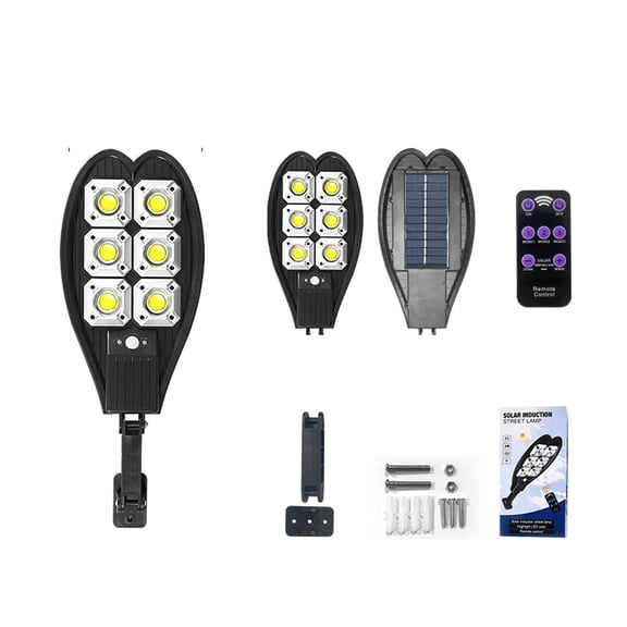 Powerful 5000 Lumens Solar Street Lights Outdoor 3000W Waterproof Outdoor Solar Light Lamp With Sensor Garden Street Lamp ,Easy to Install