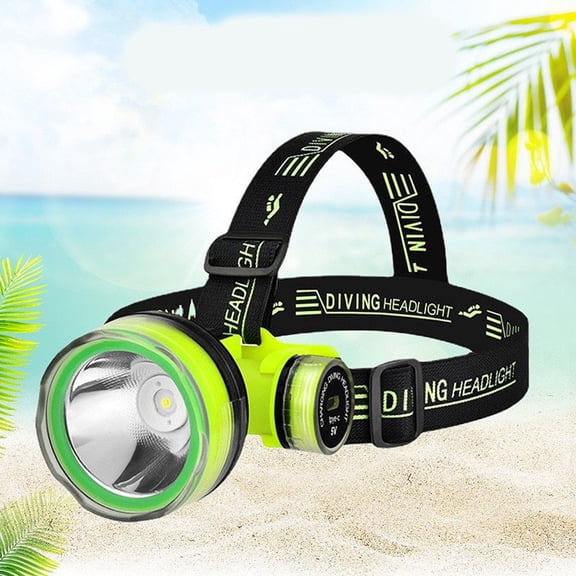 Powerful 500M LED Diving Headlamp - Rechargeable & Hands-Free!