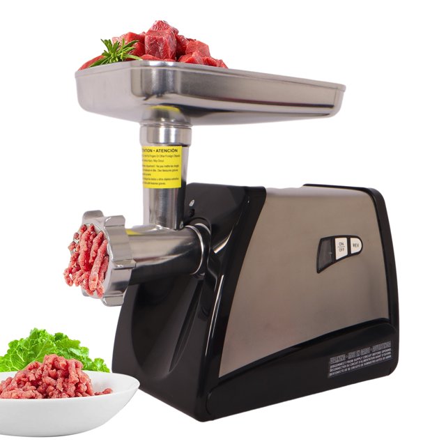 Powerful 570 Watt Stainless Steel Meat Grinder and Sausage Stuffer