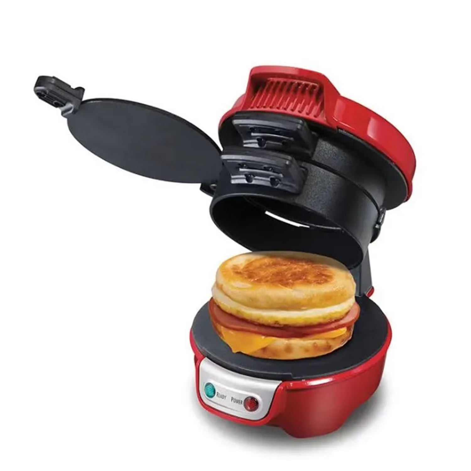 Powerful 600W Burger Sandwich Maker Bread Machine with Grill and Baking