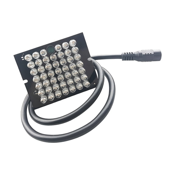 Powerful 940nm Invisible Illuminators For Surveillances Systems 48 LEDs 12V Wide Angles Flood Light