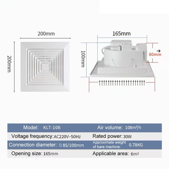 Powerful Airflow Exhaust Fan Space-Saving Design User-Friendly Installation Moisture Removal Advanced Noise Reduction Fan