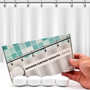 HMMAGNETS Powerful Anti-Billowing Magnetic Shower Curtain Weights for Splash-Free Bath Experience - 360° Silicone Wrapped - Will Never Rust -Prevent Curtain Lin