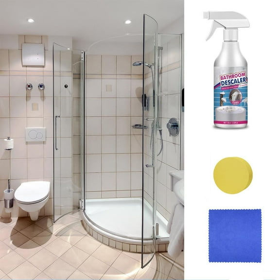 Powerful Bathroom Cleaner Descaler ,Cleaning Foams Spray for Tiles Glass Faucets Bathtubs Limescale Remover Stain Remover 60ml