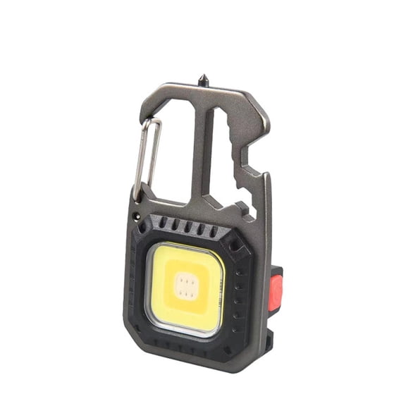 Small LED Flashlights Waterproof Plastic Texture Flashlights with Keychain Hook Suitable for Camping and Outdoor Use