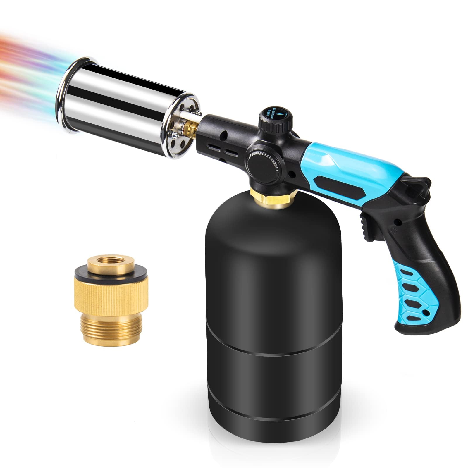 Powerful Cooking Torch with Adapter Professional Propane & Butane