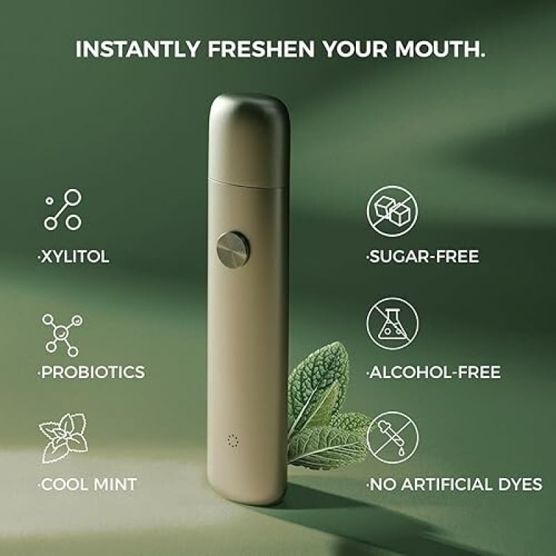 Powerful Cool Mint Breath Freshening Smart eletric oral freshener spray, Mouth spray fresh breath, cool mint