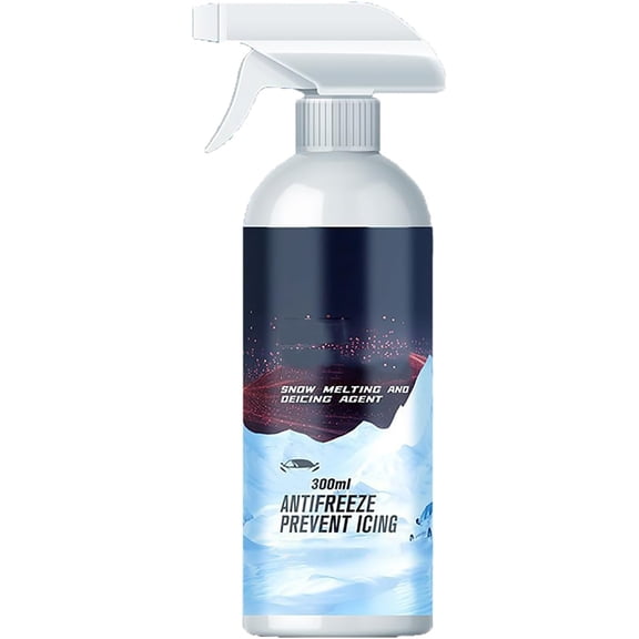 Powerful De-Icing Spray for Car Windshields,Auto Windshield Deicing Spray,Ice Remover Melting Spray Winter Car Essentials, Fast Ice & Snow Melting Spray(1PC)