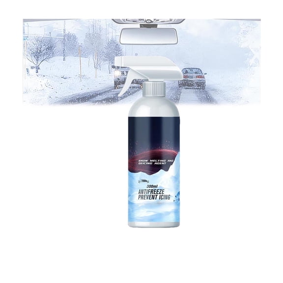 Powerful De-icing Spray for Car Windshields,Liquid Ice Melter for Windshields, Windows, Door Locks & Latches - Car De Icer Spray for Fast Ice Removal